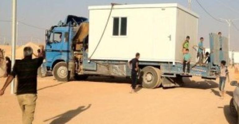 400 كرفان مساعدات كورية شعبية للاجئين في مخيم الزعتري