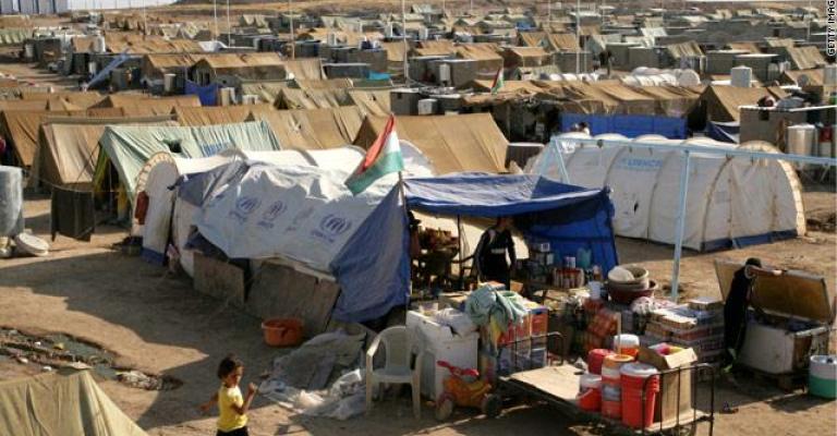 مساعدات مصرية للاجئي الزعتري
