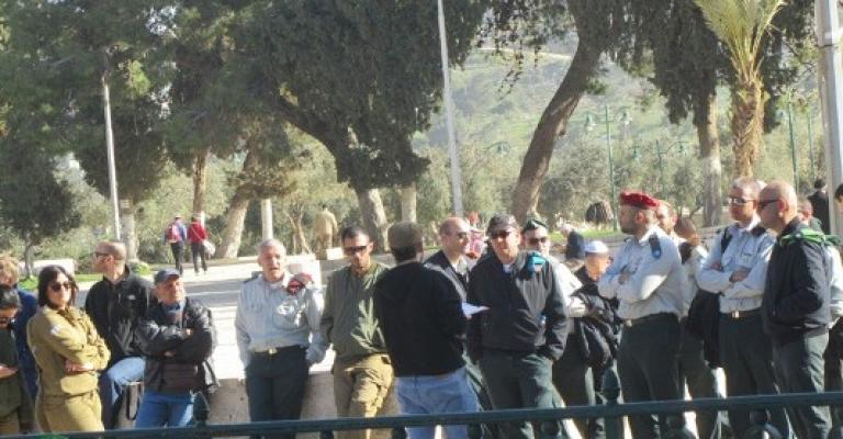 110 ضباط من قوات الاحتلال يقتحمون الأقصى- صور