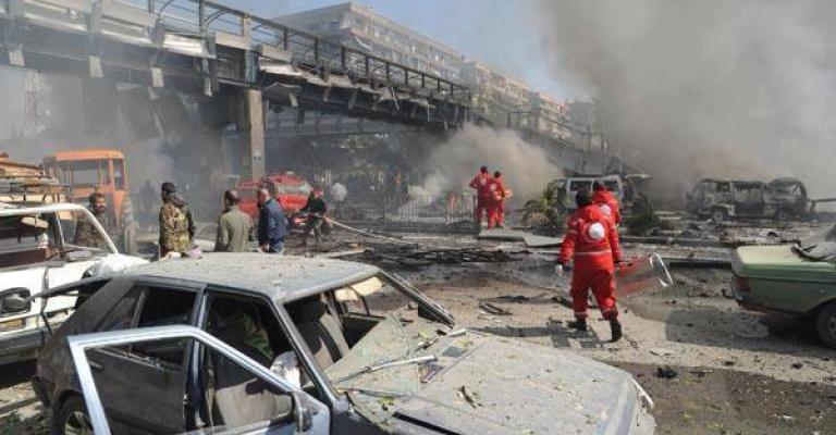35 قتيلا إثر تفجير في دمشق