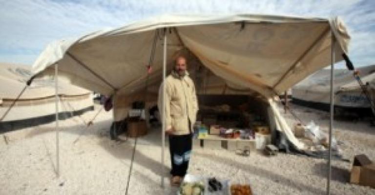 سوق تجاري في مخيم الزعتري - صوت