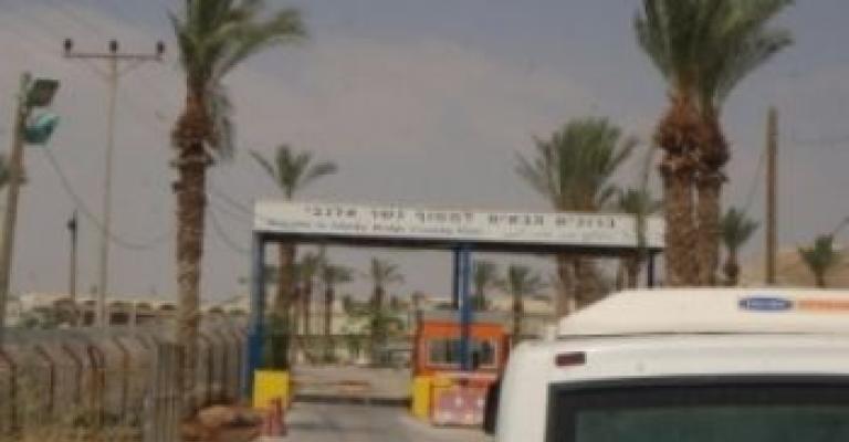 حركة المسافرين والشحن عبر جسر الملك حسين و وادي عربة