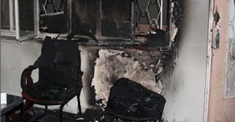 إضرام النار بإدارة المدارس الإسلامية في اربد