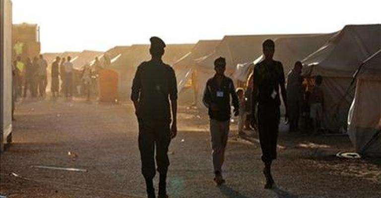 إصابة رجال أمن ودرك خلال احتجاج في الزعتري