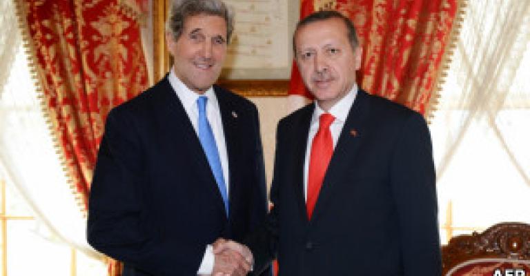  كيري يطلب من أردوغان تأجيل زيارته إلى غزة