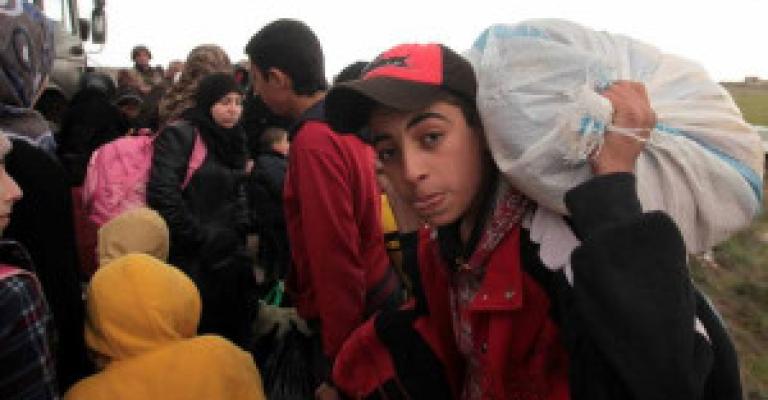 1450 لاجئا سوريا عبروا الحدود أمس