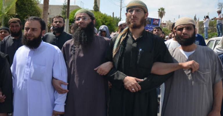 التيار السلفي يمنع إقامة فعالية لتأييد الاسد في اربد