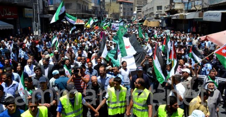 بني ارشيد في مسيرة الحسيني: السوريون قادرون على خلق نظام مقاوم - صور