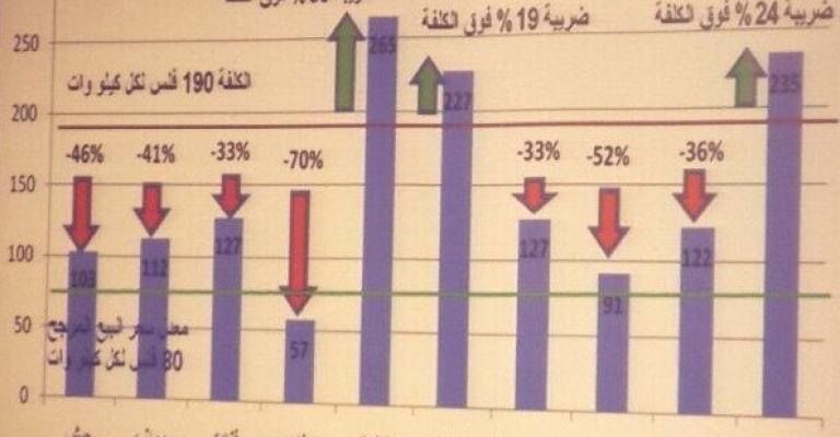 معالجة الفاقد الكهربائي توفر للأردن 140 مليون دينار