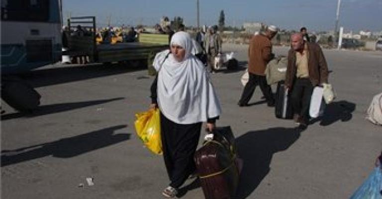 عرقلة سفر معتمري غزة 