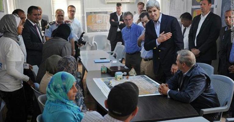 كيري في الزعتري: منطقة الحظر الحدودية صعب حاليا