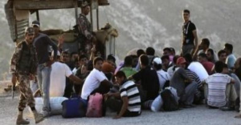 دخول 1800 لاجيء سوري الى اراضي المملكة