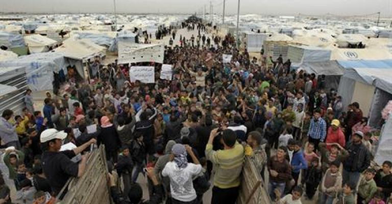 وفاة لاجئ سوري بطلق ناري إثر احتجاجات الزعتري 