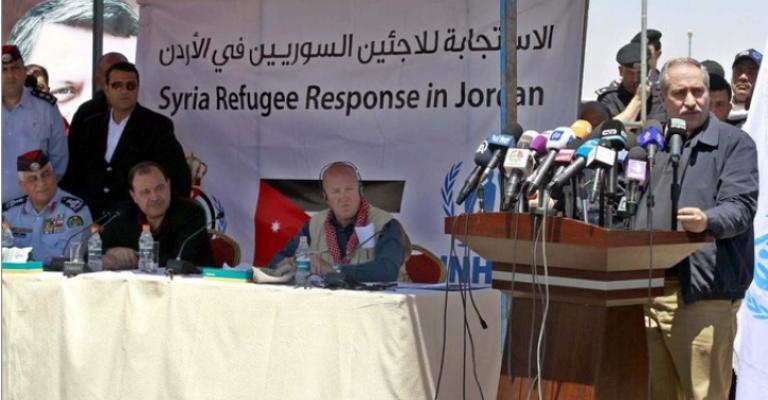 افتتاح مخيم الأزرق رسميا افتتاح مخيم الأزرق رسميا