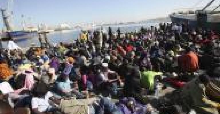 مقتل 40 بعد غرق سفينة مهاجرين أمام ساحل ليبيا