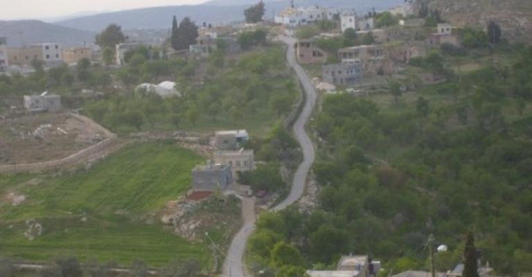 نابلس: مستوطنون يستولون على اراض في قرية جالود