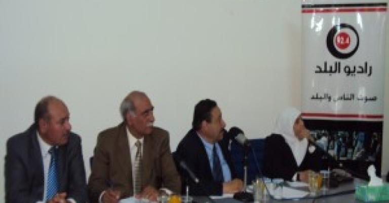 مناظرة لراديو البلد في المفرق حول إدارة ملف اللاجئين السوريين