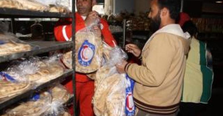مشروع "الرغيف" لتوزيع الخبز على اللاجئين السوريين