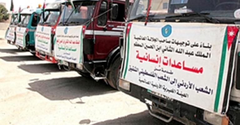 الهيئة الخيرية: تسيير 180 شاحنة مساعدات إلى قطاع غزة الهيئة الخيرية: تسيير 180 شاحنة مساعدات إلى قطاع غزة