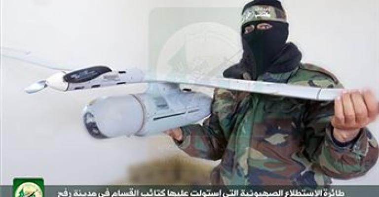 "القسام" تعلن الاستيلاء على طائرة استطلاع إسرائيلية