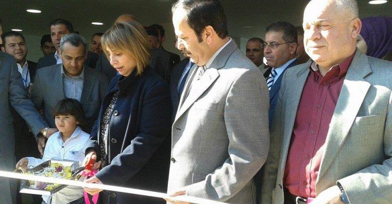 افتتاح موقف باصات طلبة الجامعة الهاشمية الجديد بالزرقاء