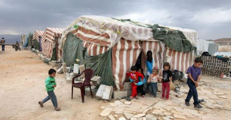 مخيم عشوائي في الطنيب يقطنه لاجئون يرفضون العيش في مخيمات رسمية