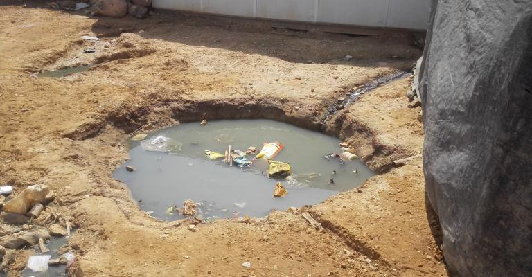 تراجع خدمات الصرف الصحي في "الزعتري" يؤثر على صحة اللاجئين