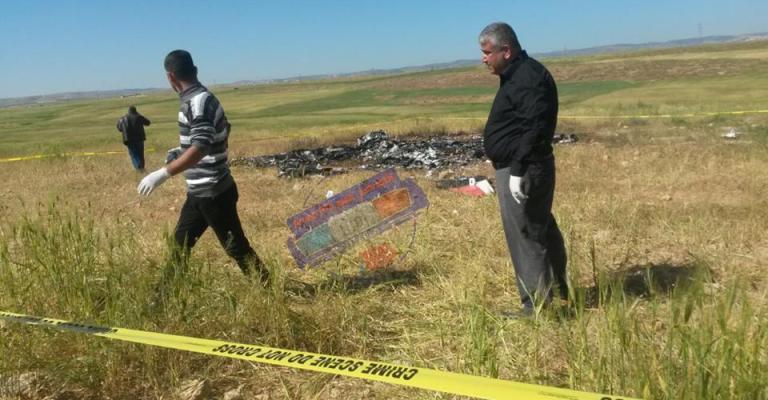 استشهاد طيّار أردني وتلميذ عراقي بتحطم طائرة تدريب في الرمثا