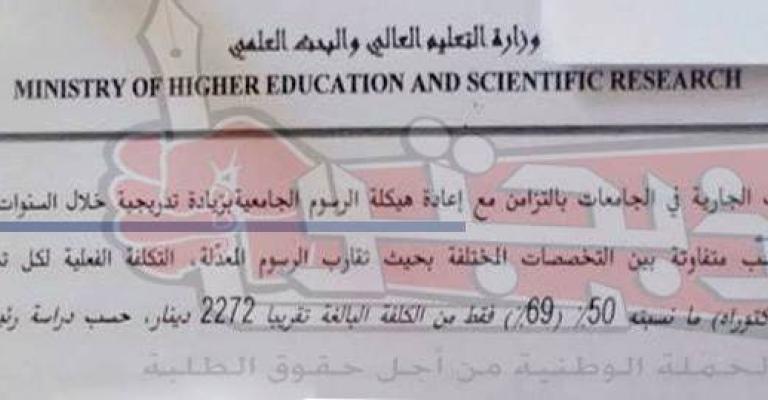 ذبحتونا: خصخصة الجامعات في استراتيجية التعليم العالي