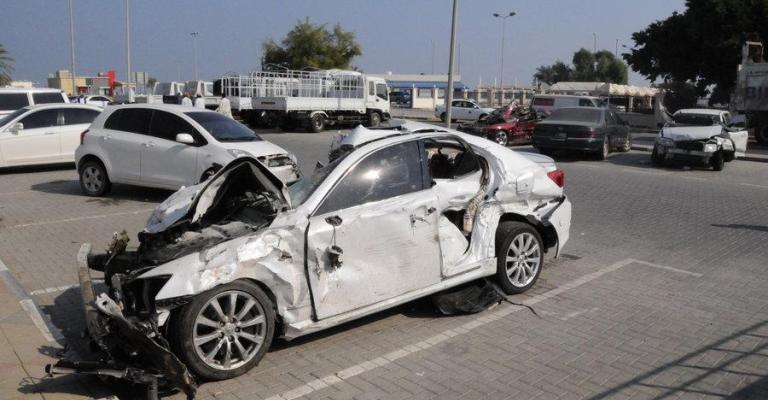 إصابة 7 بحادث تصادم في إربد