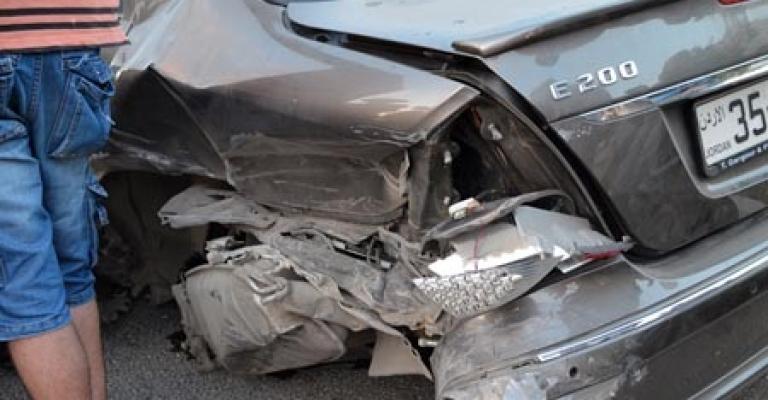 إصابة 6 بحادث تصادم في إربد