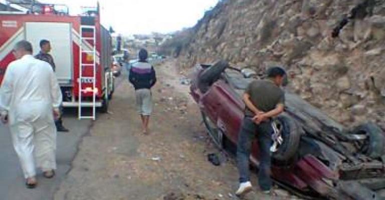 وفاة شخص بحادث تدهور في الزرقاء