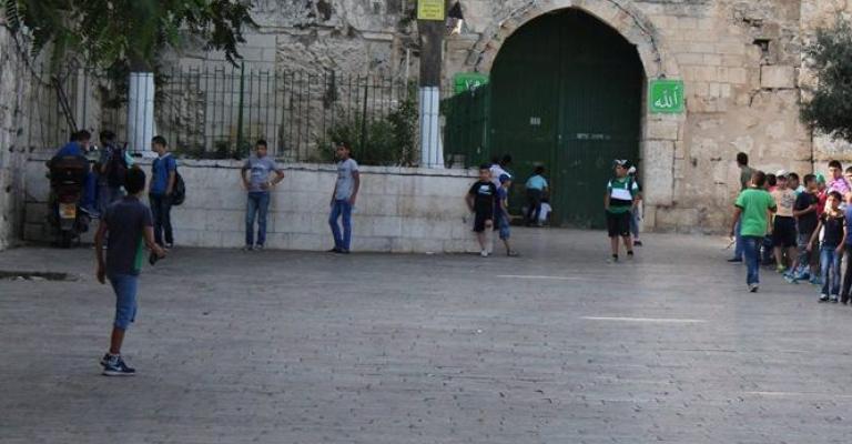 سلطات الاحتلال تغلق أبواب الأقصى