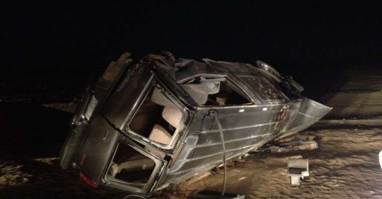 وفاة و3 إصابات بتدهور مركبة واشتعالها في إربد