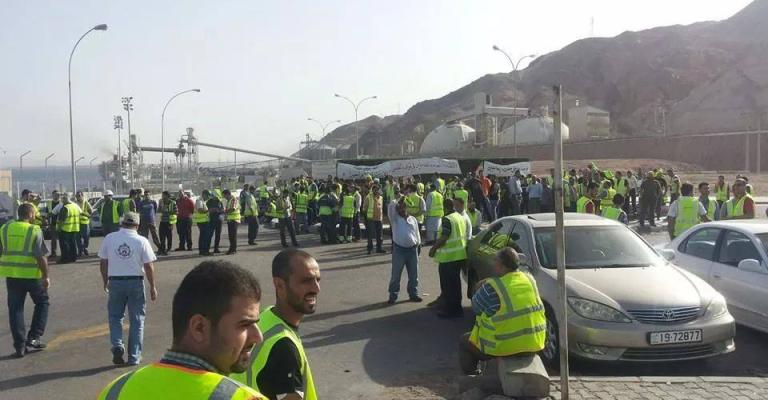 انفراج أزمة عمّال ميناء حاويات العقبة