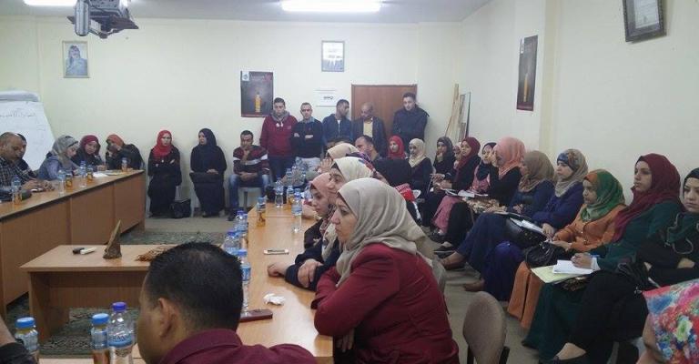 "النجدة الإجتماعية لتنمية المرأة الفلسطينية" تنهي حملة الـ 16 يوم لمناهضة العنف ضد المرأة