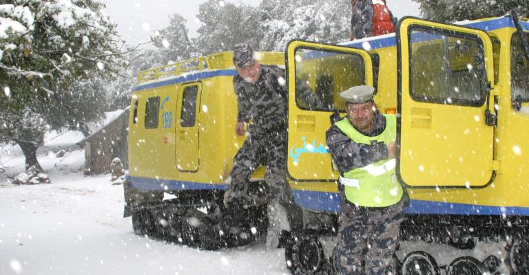 التعامل مع 283 حادثا خلال المنخفض