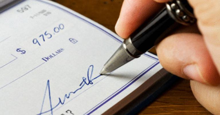 4.9 % من الشيكات معادة في 2015