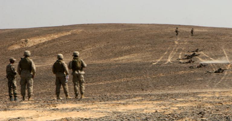 إصابة متسلل من الأراضي العراقية