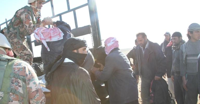 دخول 303 لاجئين سوريين للأردن