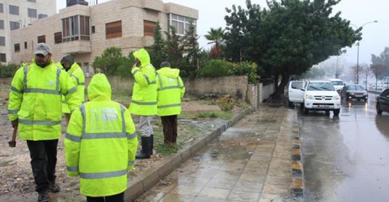 الأمانة: حالة الطوارئ المتوسطة للتعامل مع المنخفض