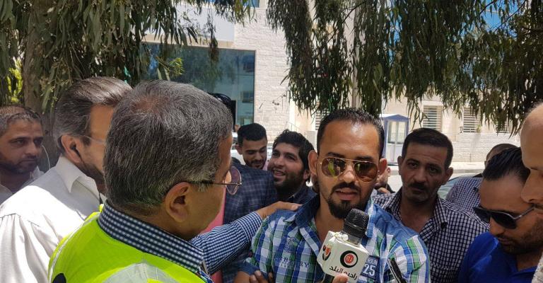 حلقة ميدانية من امام وزارة النقل