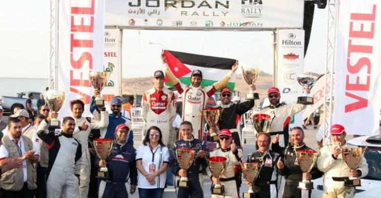 القطري ناصر العطية بطلاً لرالي الأردن 2017