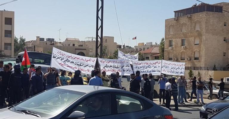 منع اعتصام سائقي التكسي أمام رئاسة الوزراء