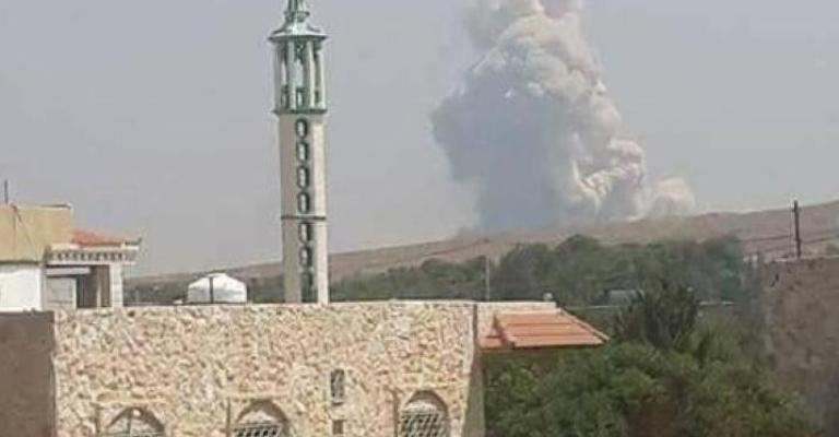 انفجار في الأراضي السورية يهز المباني في الرمثا