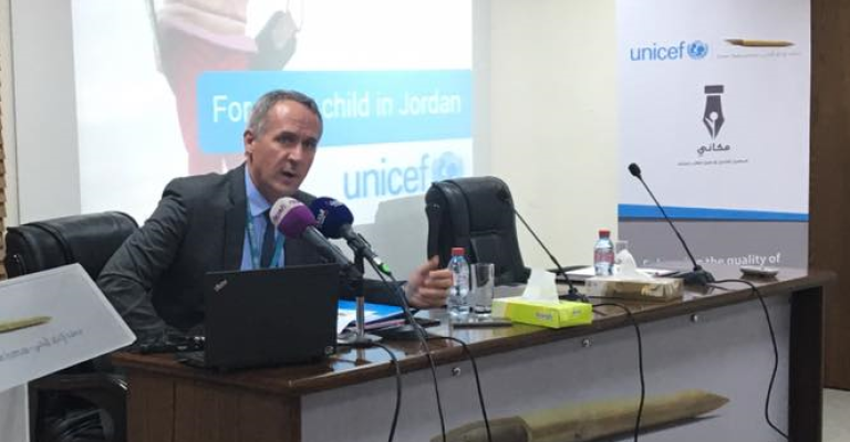 اليونيسف: الأردن يحرز تقدماً في حقوق الطفل والتحديات ما تزال كبيرة