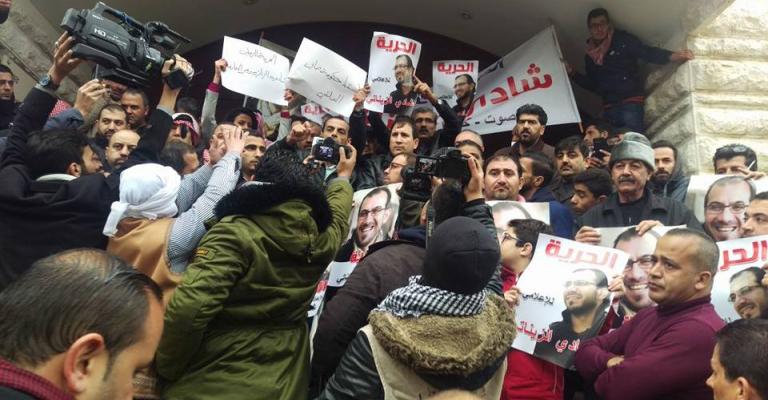 منع الصحفيين من الاعتصام أمام رئاسة الوزراء