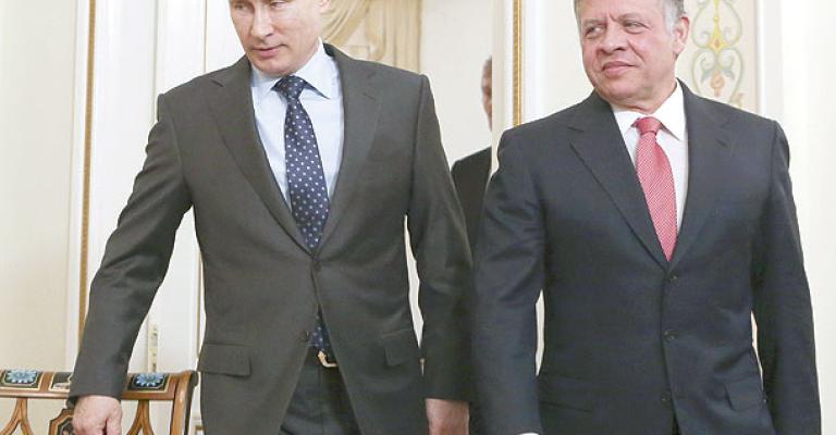 الملك يلتقي الرئيس الروسي في موسكو الخميس المقبل