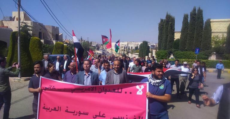 أردنيون يقفون ضد الضربة الأمريكية.. ويختلفون حول الأسد