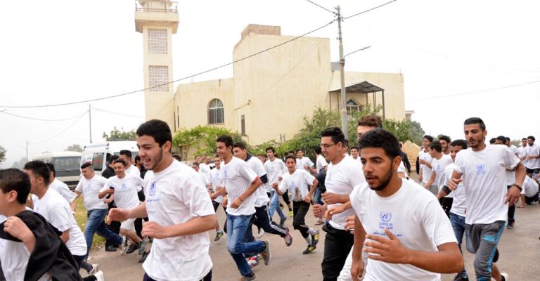 سباق. بهدف دعم جهود التضامن و التعريف بحقوق اللاجئ الفلسطيني